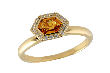 A187-05414: LDS RG .38 CITRINE .45 TGW