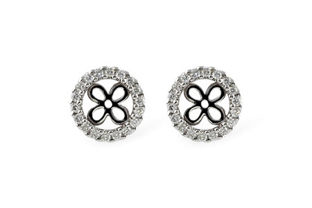 A187-95387: EARRING JACKETS .30 TW (FOR 1.50-2.00 CT TW STUDS)