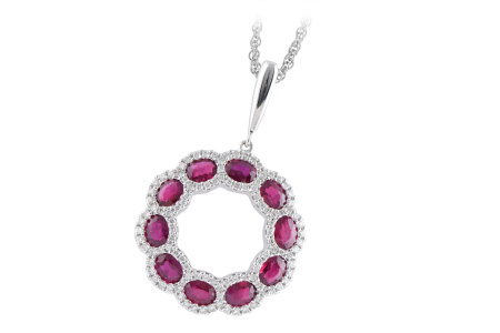 A188-85441: NECK 2.00 RUBY 2.38 TGW