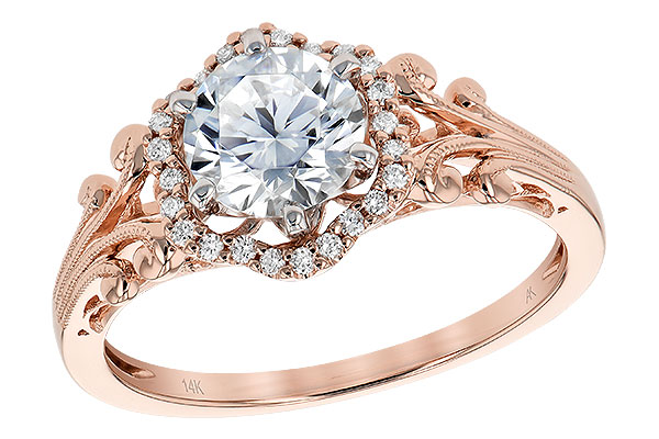 A188-86332: LDS SEMI DIA RG .09 TW (FOR .75 CTR)