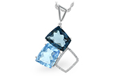 A188-89032: NECK 10.60 BLUE TOPAZ 10.73 TGW