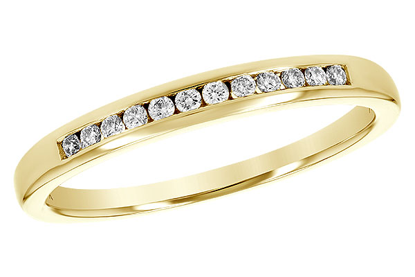 A188-89969: LDS WED RG .12 TW (12 STONES)