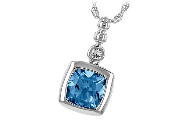 A189-78132: NECK 1.45 BLUE TOPAZ 1.49 TGW