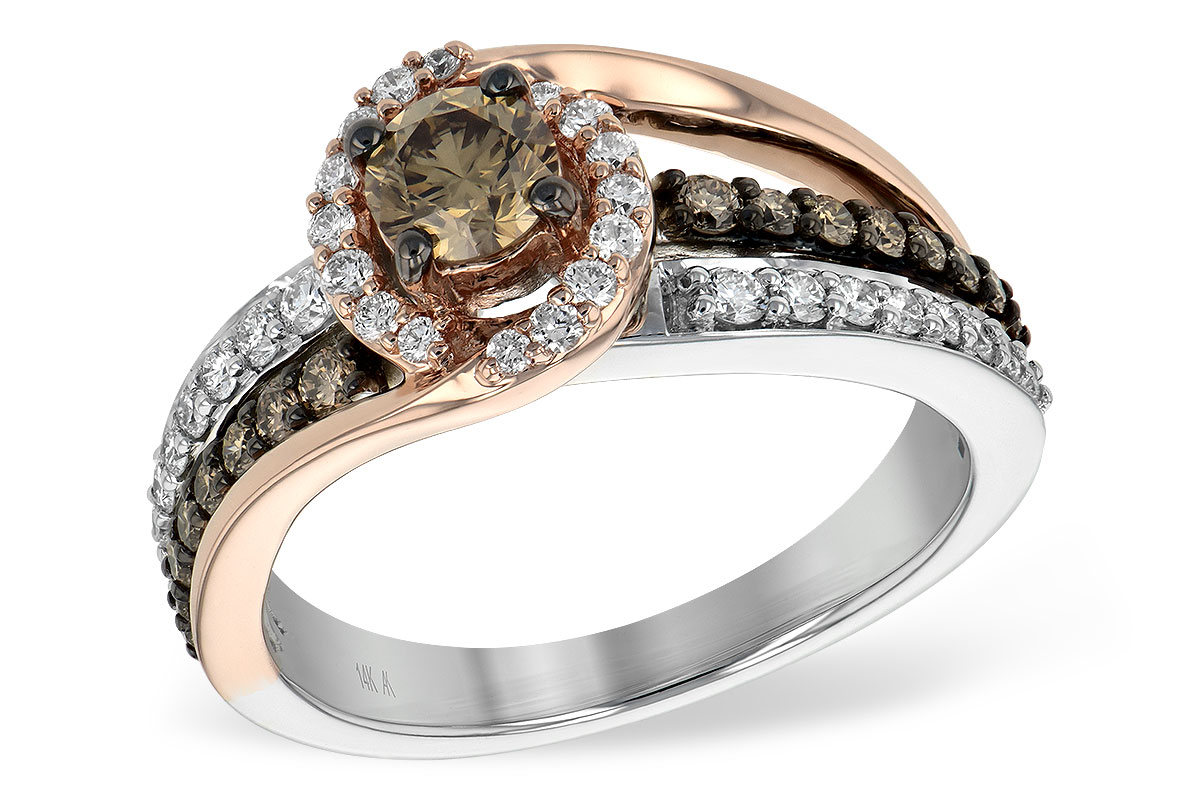 A189-79950: LDS DIA RG .40 BROWN CTR .97 TW