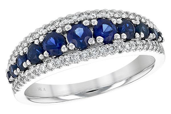 A189-81769: LDS WED RG .93 TW SAPP 1.16 TGW