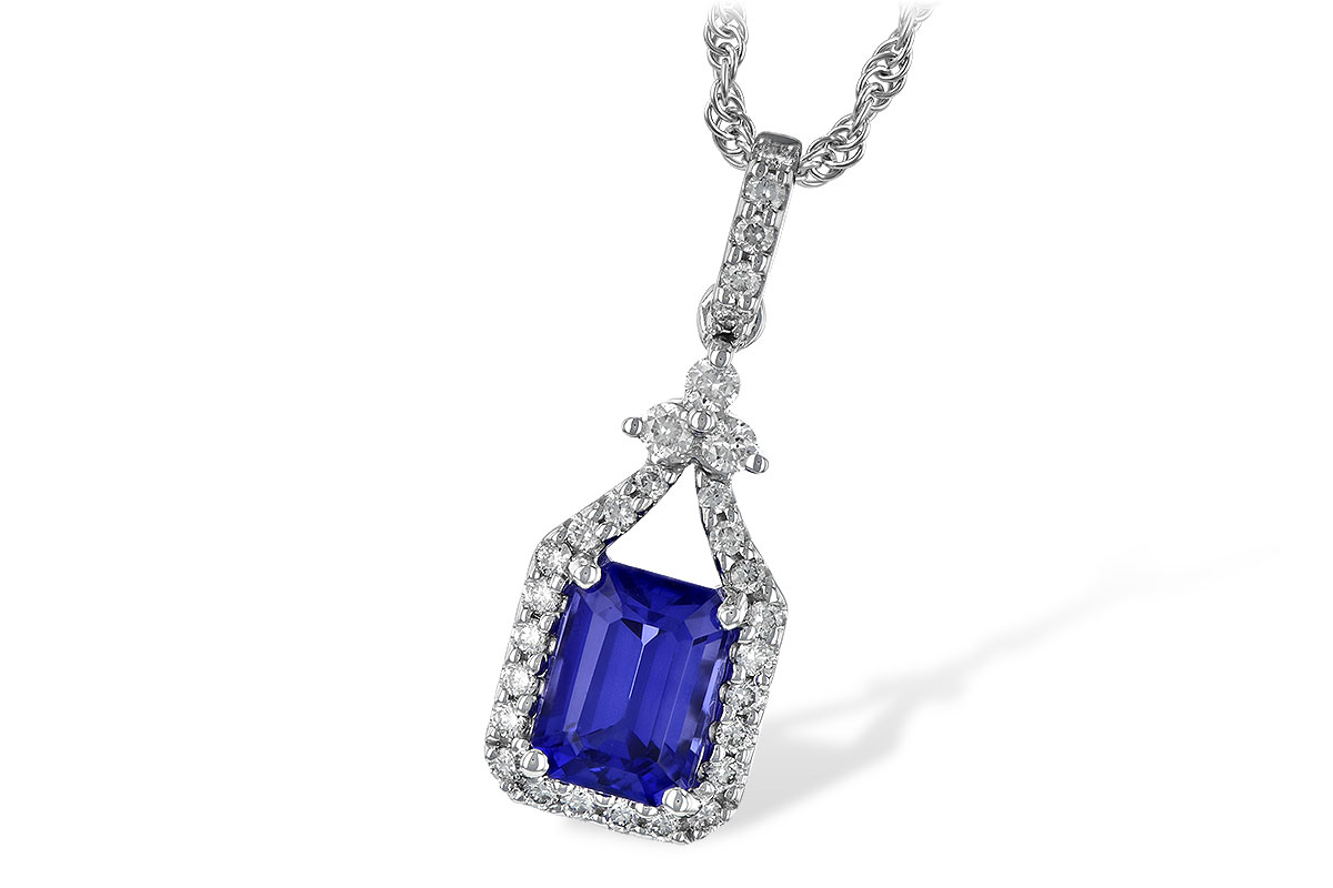 A190-64487: NECK 1.42 TANZANITE 1.72 TGW