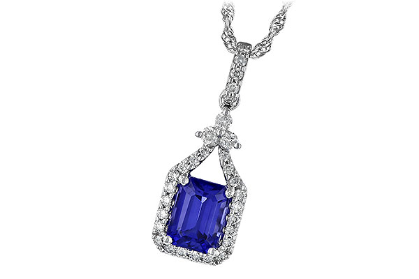 A190-64487: NECK 1.42 TANZANITE 1.72 TGW