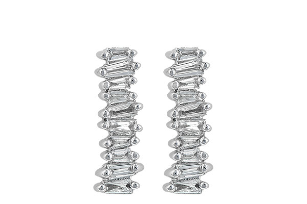 A190-68178: EARR .21 TW BAGUETTES