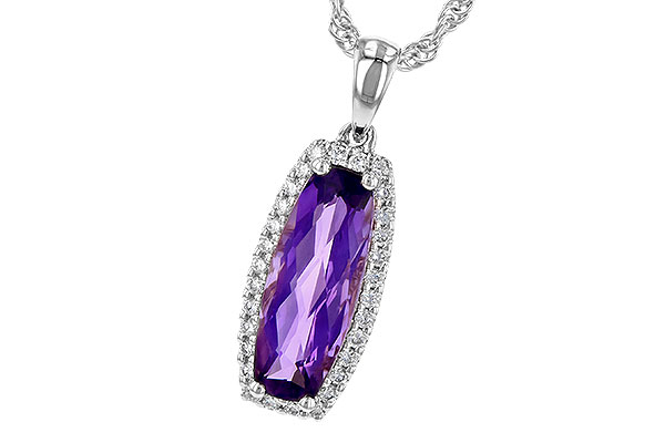 A190-71750: NECK 1.34 AMETHYST 1.46 TGW