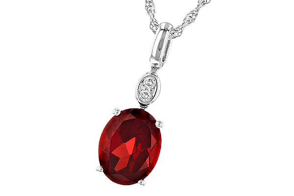 A190-71814: NECK 2.90 GARNET 2.93 TGW (10x8MM GAR)