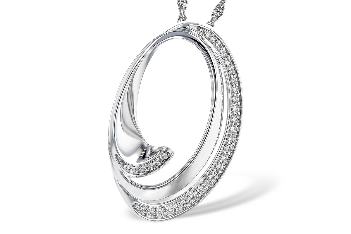 A273-44487: NECKLACE .14 TW