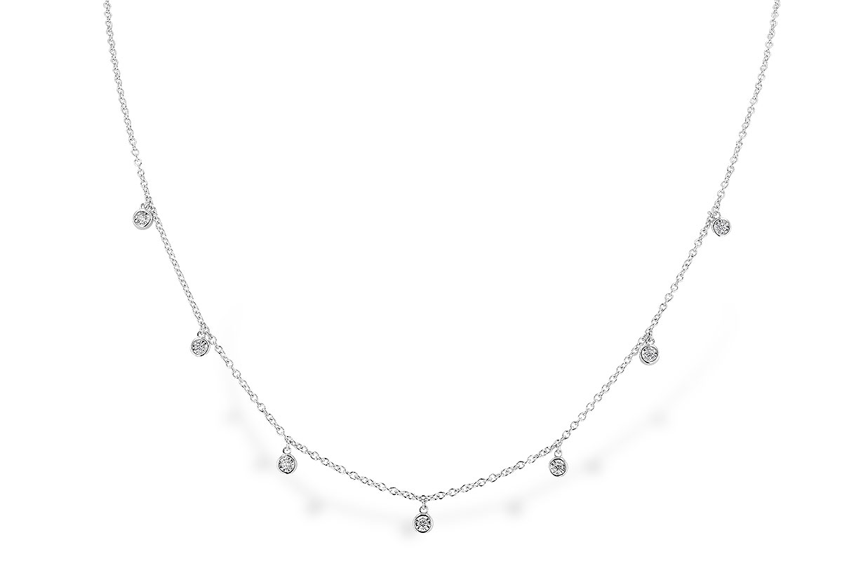 A274-29078: NECKLACE .12 TW (18")