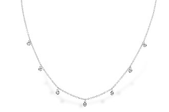 A274-29078: NECKLACE .12 TW (18")