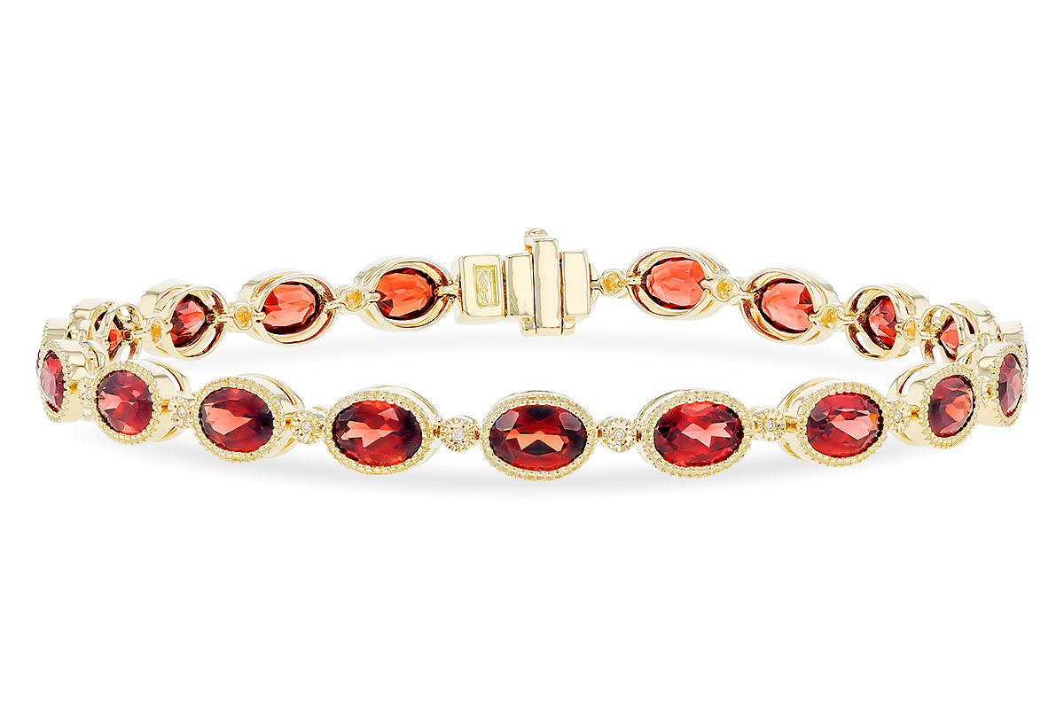 A274-29969: BRACELET 9.22 TW GARNET 9.26 TGW