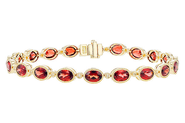 A274-29969: BRACELET 9.22 TW GARNET 9.26 TGW