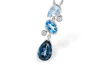 A274-30896: NECK 1.99 TW BLUE TOPAZ 2.02 TGW