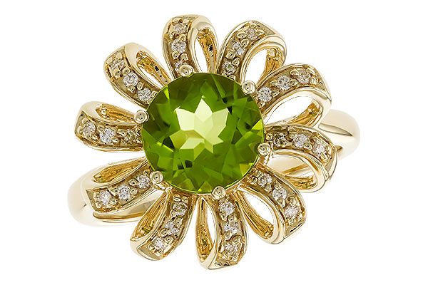 A274-32723: LDS RG 1.64 PERIDOT 1.75 TGW (8MM RD)