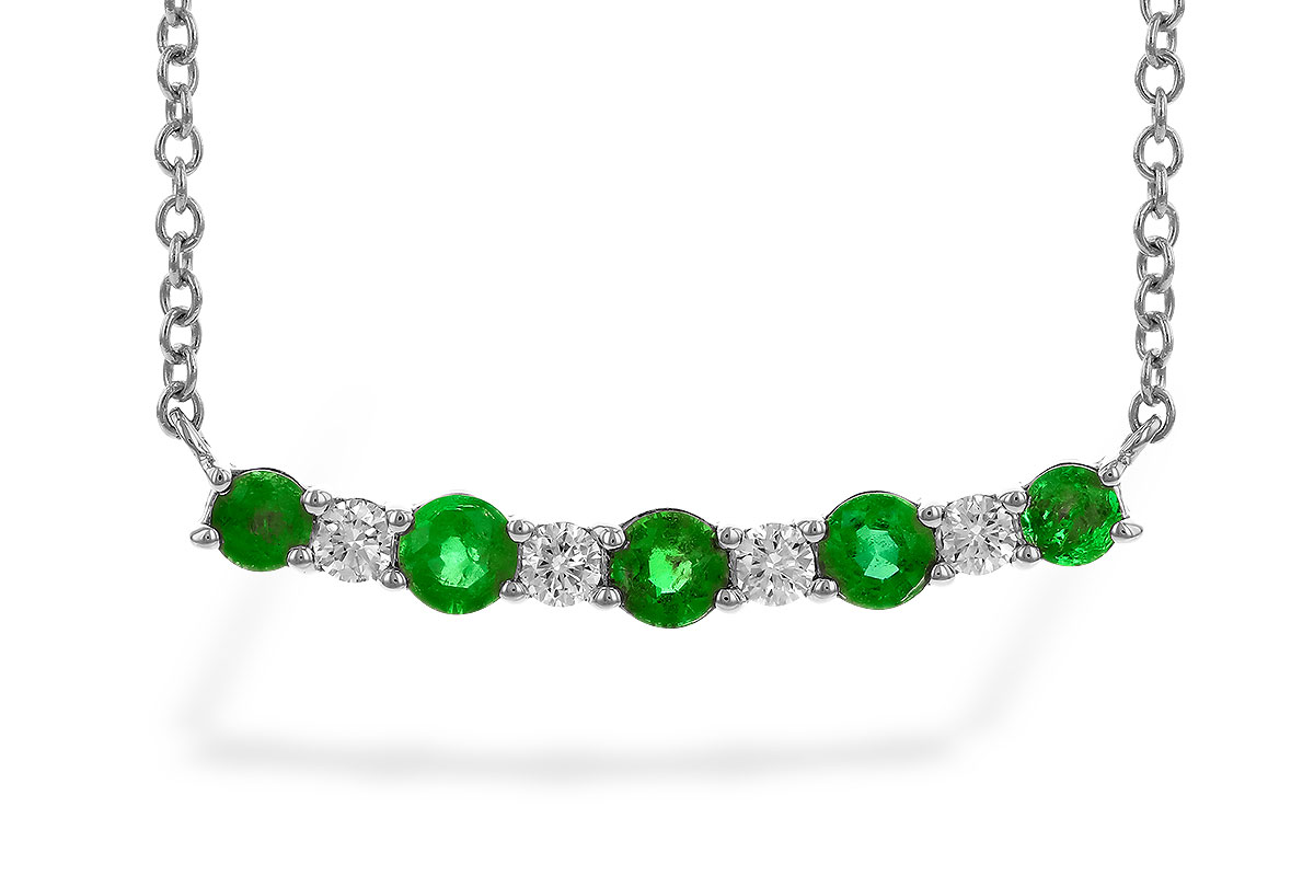 A274-35405: NECK .43 TW EMERALD .55 TGW