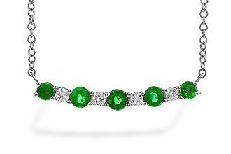 A274-35405: NECK .43 TW EMERALD .55 TGW