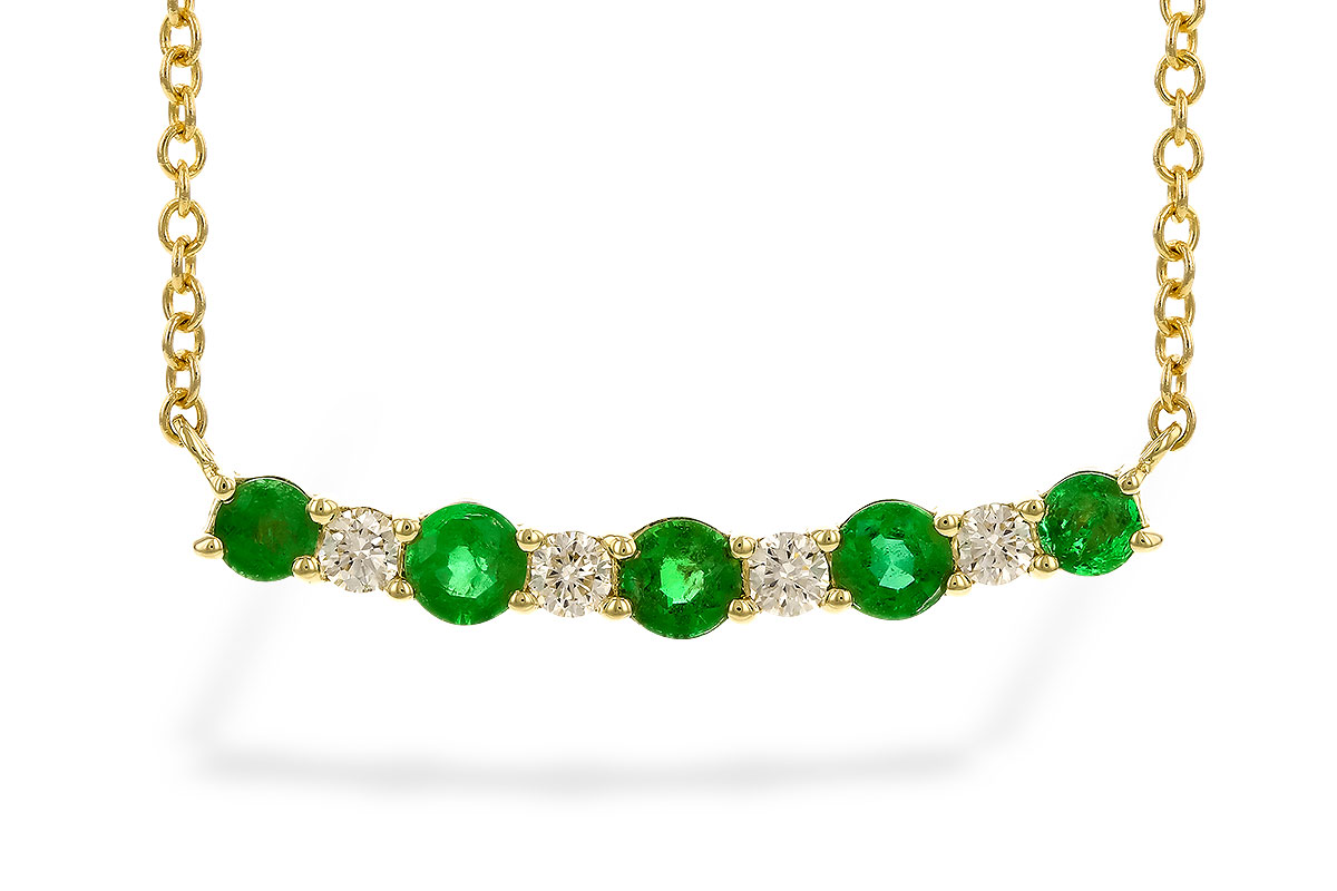 A274-35405: NECK .43 TW EMERALD .55 TGW