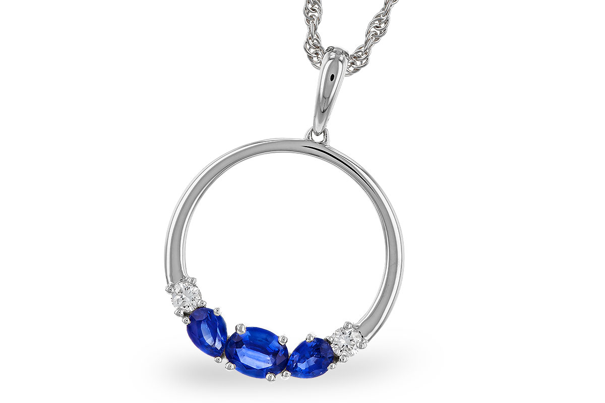 A275-20841: NECKLACE .81 SAPP .91 TGW