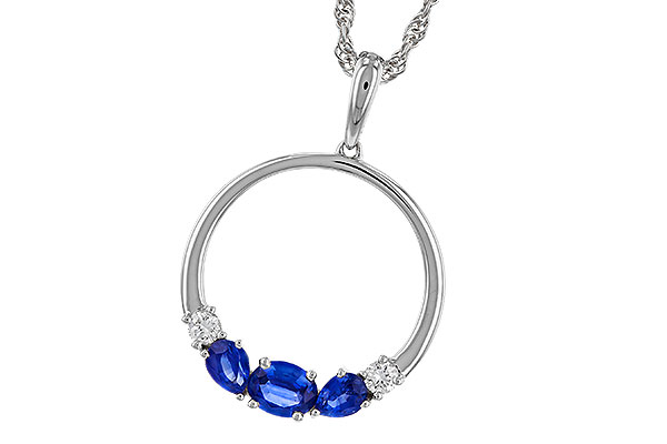 A275-20841: NECKLACE .81 SAPP .91 TGW