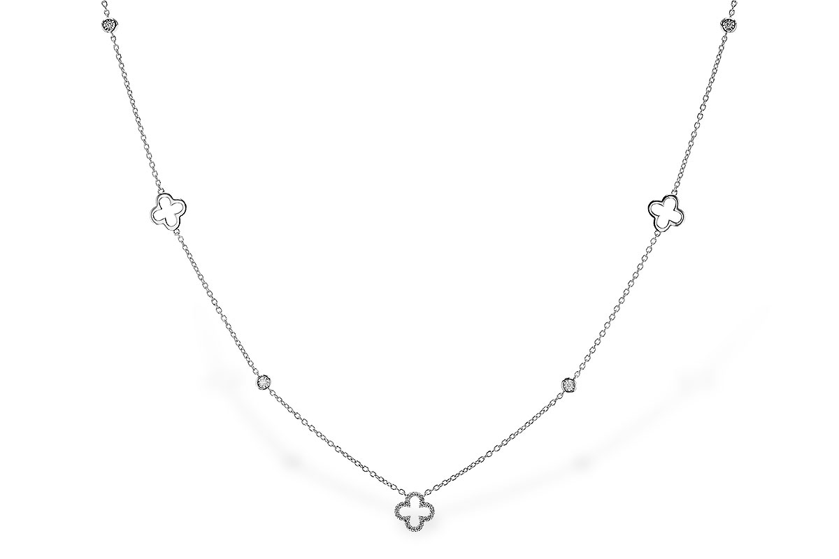A275-20869: NECKLACE .20 TW (18")