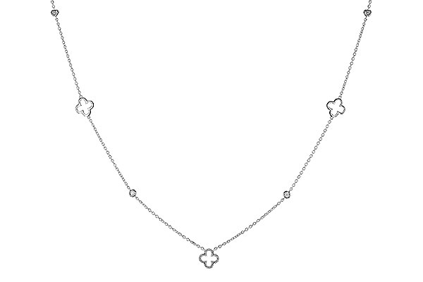 A275-20869: NECKLACE .20 TW (18")