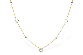 A275-20869: NECKLACE .20 TW (18")