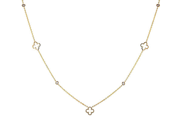 A275-20869: NECKLACE .20 TW (18")