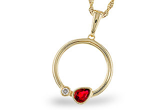 A275-20887: NECKLACE .24 RUBY .26 TGW