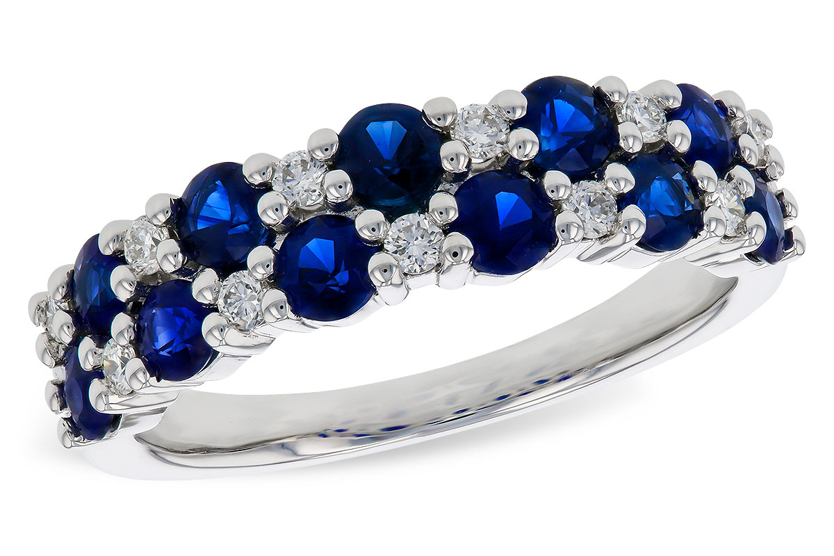 A275-22641: LDS WED RG 1.28 SAPPHIRE 1.47 TGW