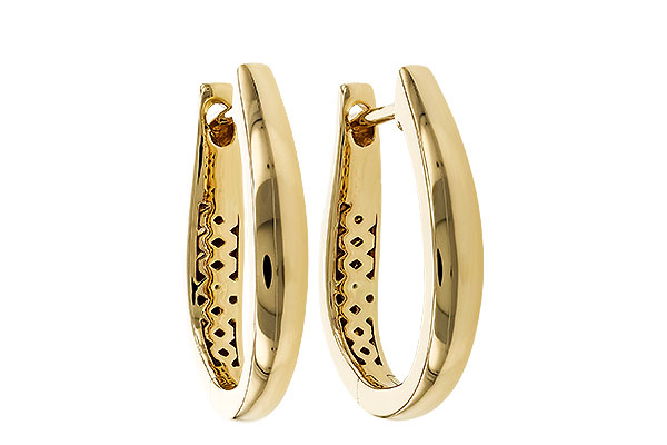 A275-24532: GOLD EARRINGS (17MM)