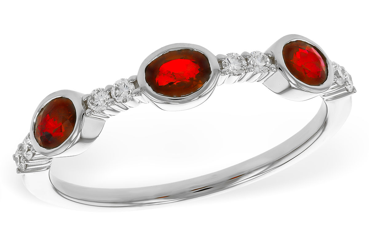 A275-27187: LDS WED RG .66 TW RUBY .78 TGW