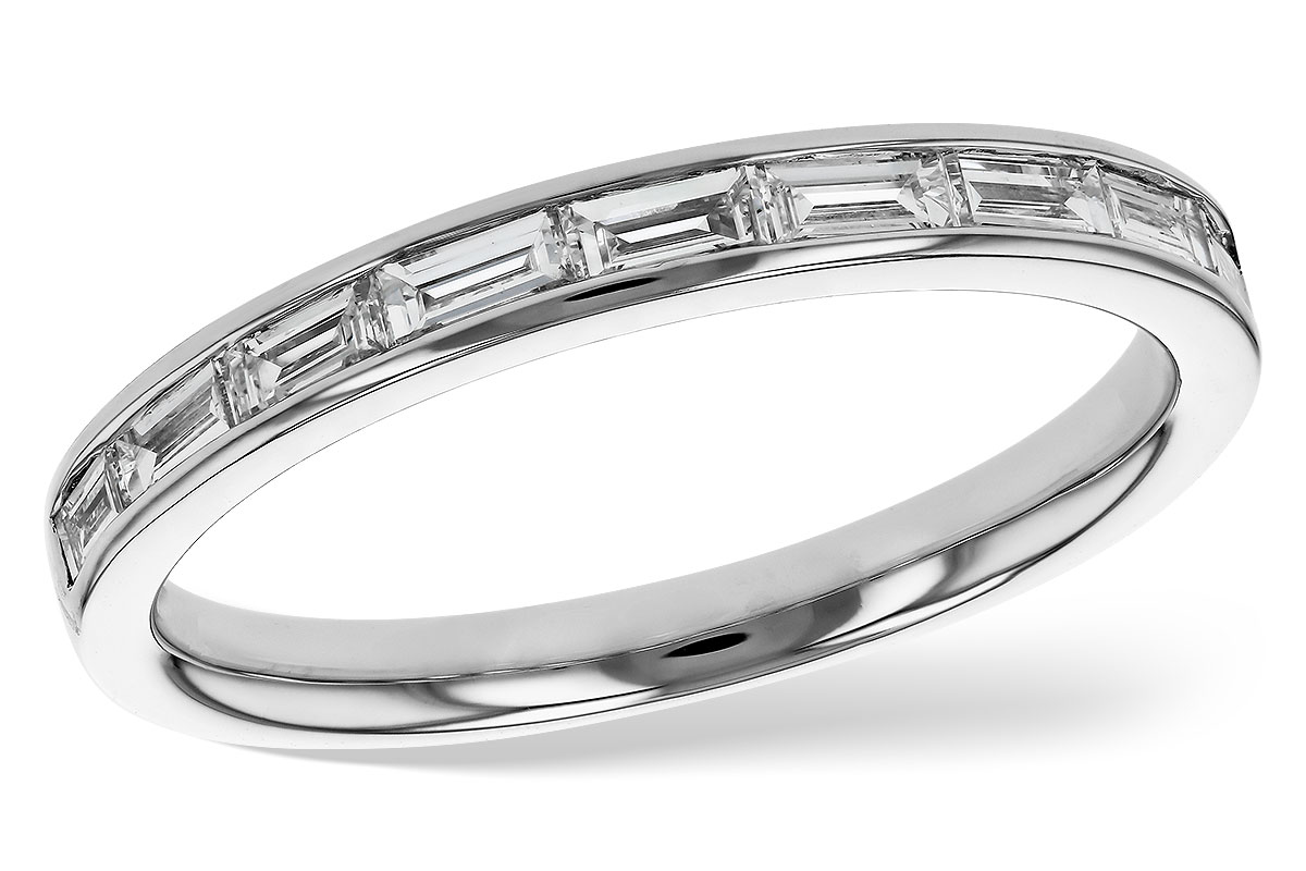 A276-09923: LDS DIA WED RG .44 TW BAGUETTES