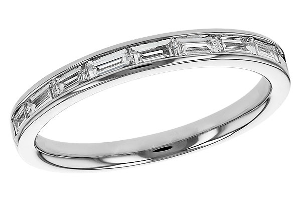 A276-09923: LDS DIA WED RG .44 TW BAGUETTES