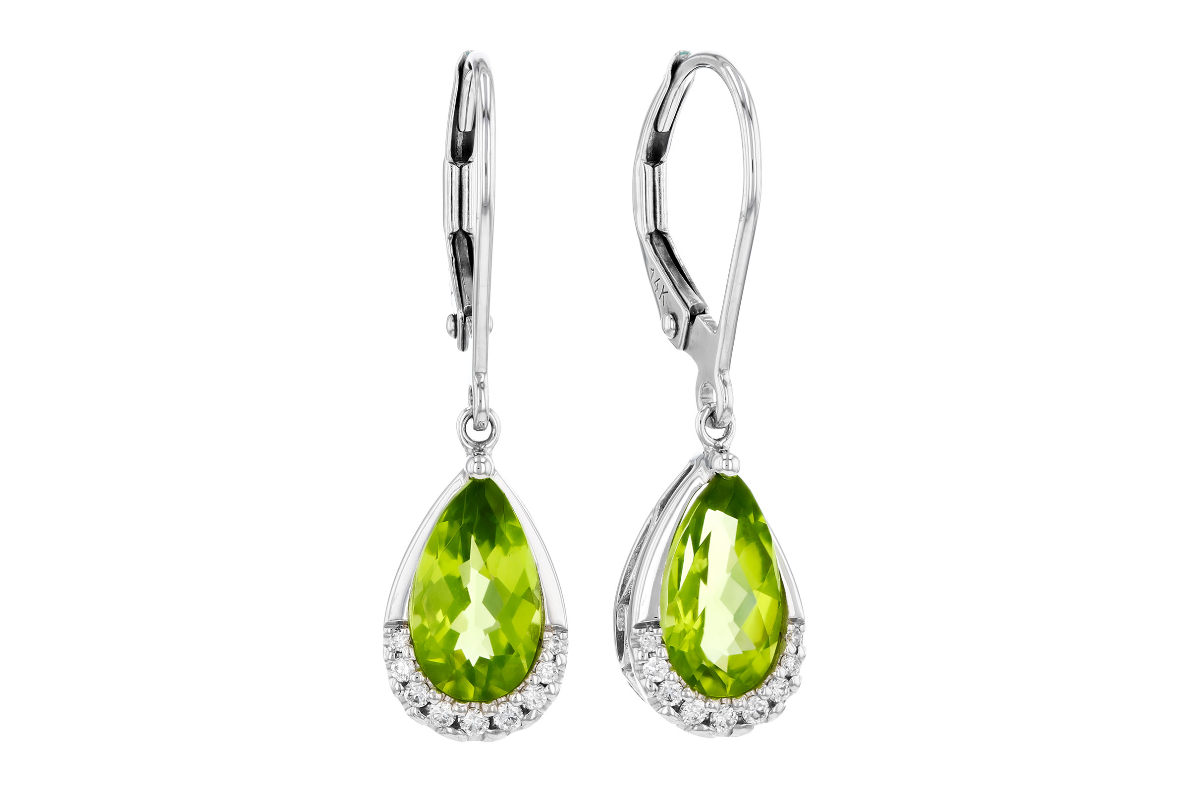 A276-11741: EARR 1.85 PERIDOT 1.94 TGW (9x5MM PS)