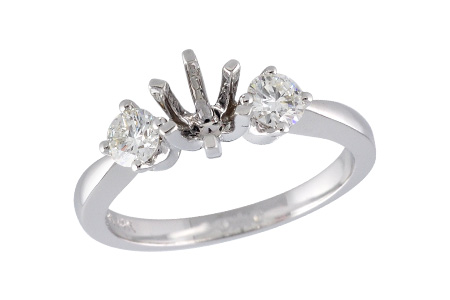 B006-12659: LDS SEMI DIA RING .40 TW