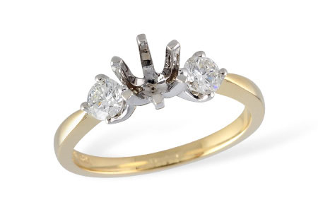 B006-12659: LDS SEMI DIA RING .40 TW