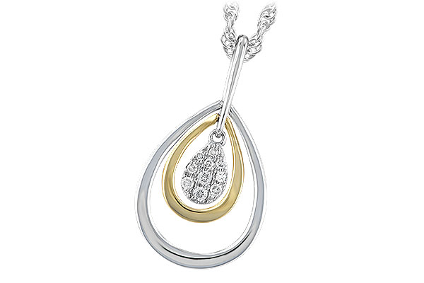 B184-31814: NECKLACE .04 TW