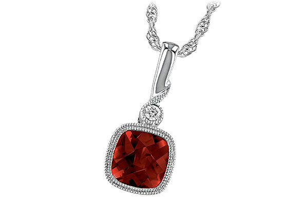 B184-35423: NECK 1.18 GARNET 1.20 TGW