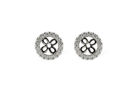 B187-95378: EARRING JACKETS .24 TW (FOR 0.75-1.00 CT TW STUDS)