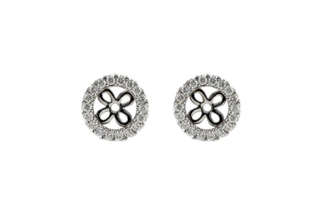 B187-95378: EARRING JACKETS .24 TW (FOR 0.75-1.00 CT TW STUDS)