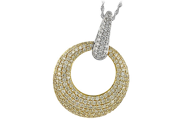 B189-76350: NECK 1.64 YELLOW DIAS 1.90 TW