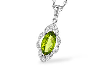 B190-69978: NECK .94 PERIDOT 1.05 TGW