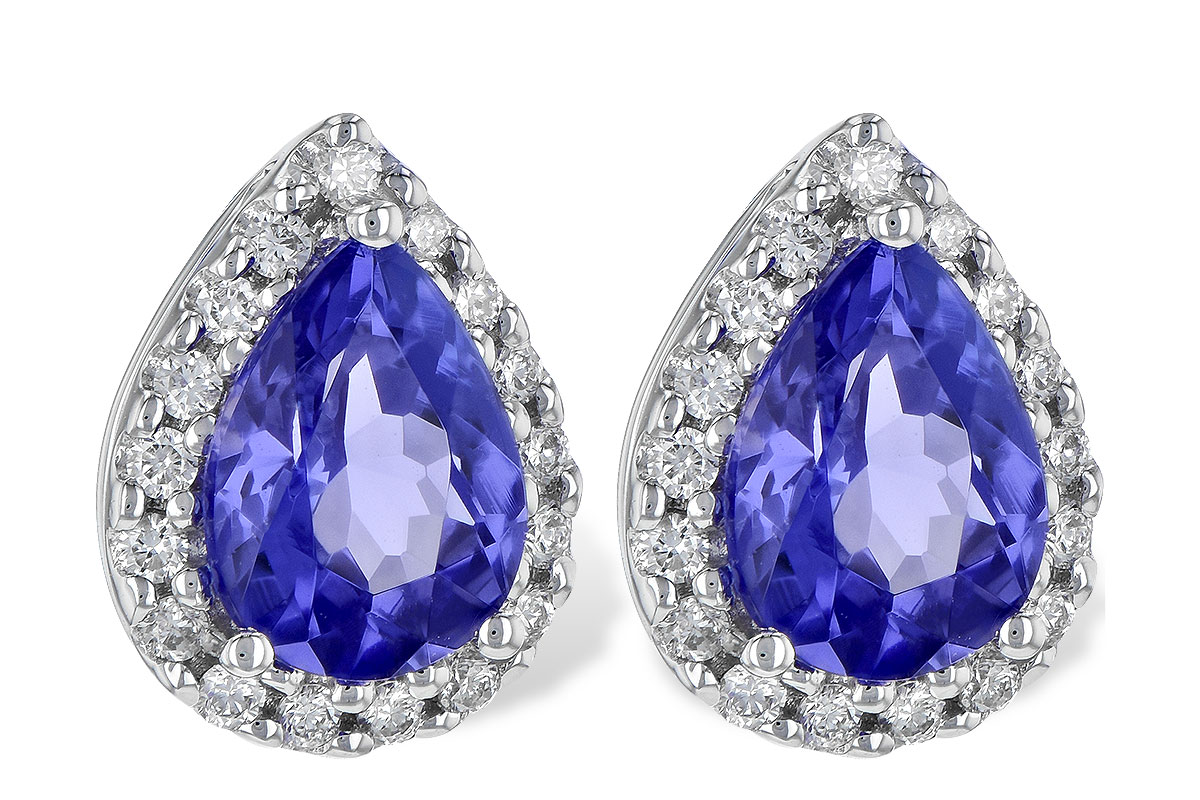 B190-69987: EARR 1.15 TW TANZANITE 1.32 TGW