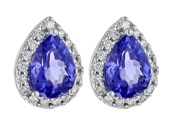 B190-69987: EARR 1.15 TW TANZANITE 1.32 TGW