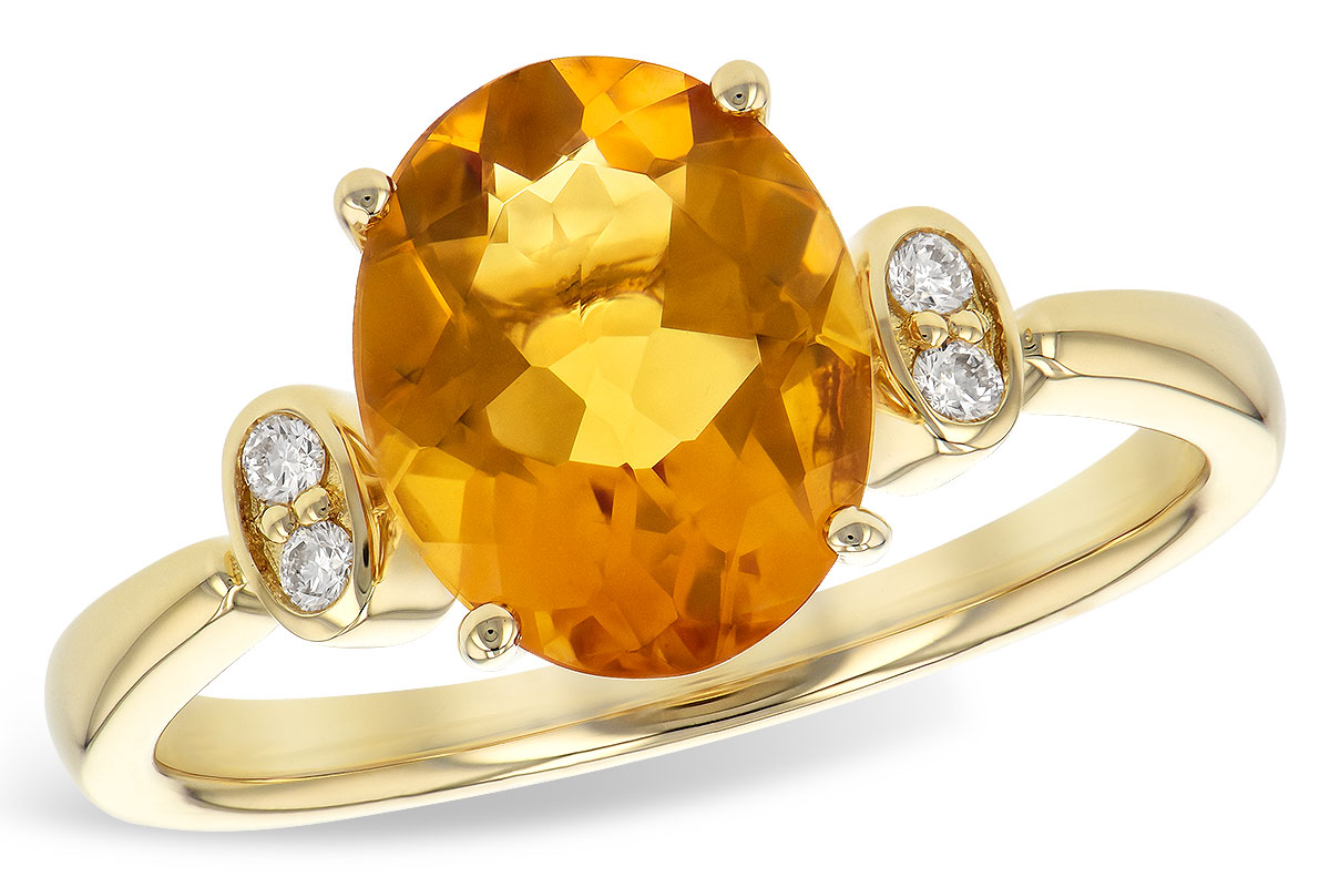 B190-71814: LDS RG 2.04 CITRINE 2.10 TGW (10x8MM CIT)