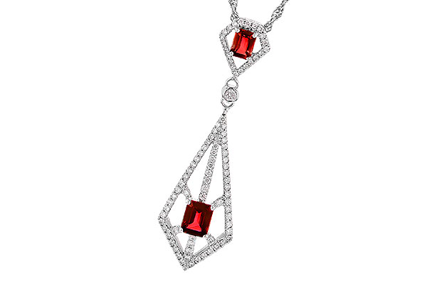 B273-40878: NECK .63 TW RUBY .93 TGW