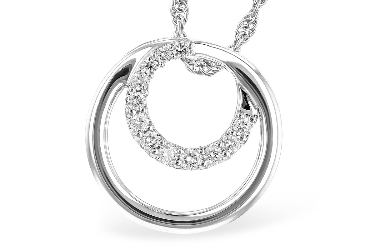 B273-43605: NECKLACE .15 TW